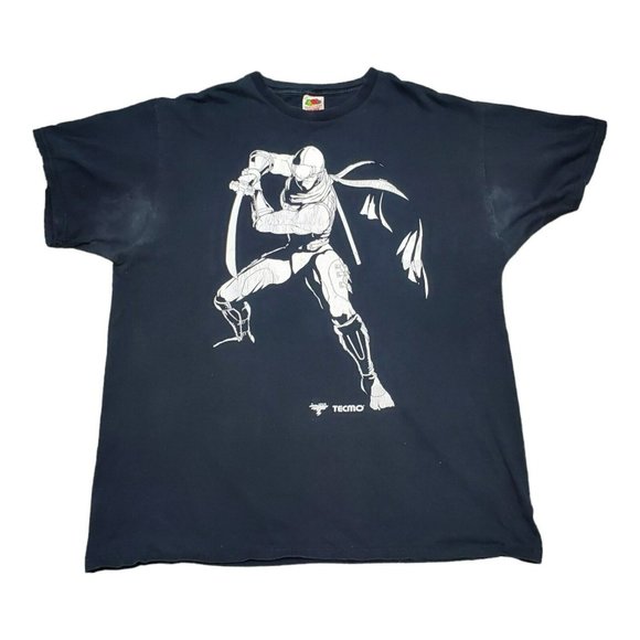 Vintage Tecmo Team Ninja T-Shirt Men's Size XL Fruit of the Loom - Picture 1 of 12